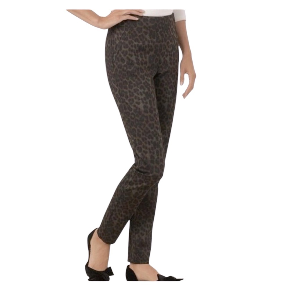 Soft‎ Surroundings Leopard Print Pull on Pants size  M